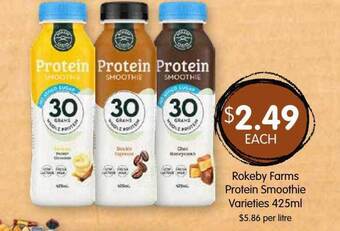 Rokeby farms protein smoothie