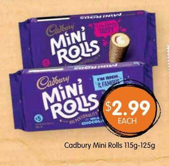 Spudshed Cadbury mini rolls offer