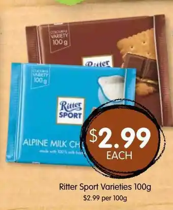 Spudshed Ritter sport offer