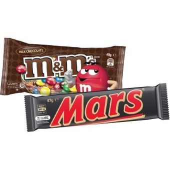 IGA Mars medium bar or m&m’s 35-56g selected varieties offer