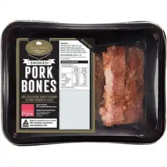 IGA Seven mile smoked pork bones 500g offer