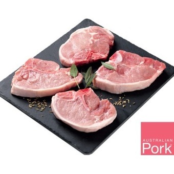 IGA Australian pork loin chops offer