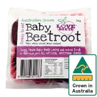 IGA Love beets baby beetroot 250g pack offer