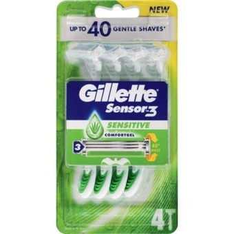 IGA Gillette sensor 3 sensitive disposables 4 pack offer