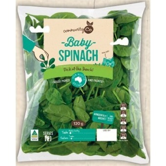 IGA Community co baby spinach 120g offer