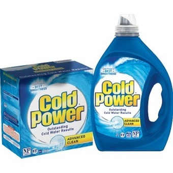 IGA Cold power laundry liquid 1.8-2 litre or powder 1.8-2kg selected varieties offer