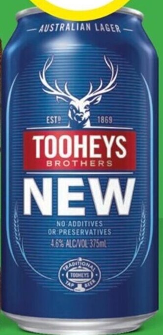 The Bottle O Tooheys New Block Cans 375ml offer
