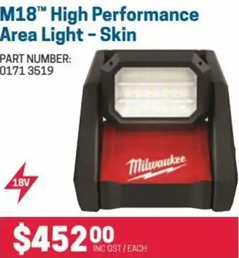 Blackwoods M18 High Performance Area Light-Skin offer