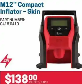 Blackwoods M12 Compact Inflator-Skin offer