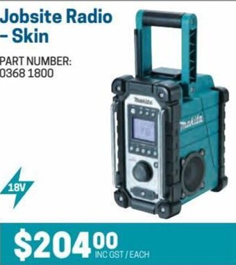 Jobsite Radio-Skin