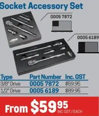 Blackwoods Socket Accessory Set offer