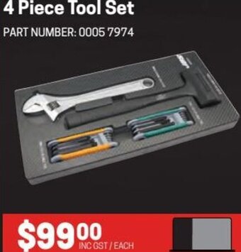 Blackwoods 4 Piece Tool Set offer