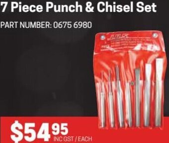 Blackwoods 7 Piece Punch & Chisel Set offer
