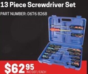13 Piece Screwdriver Set