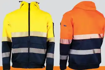 MFL017 High Visibility Fleece Hoodie