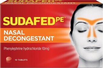 IGA Sudafed pe nasal decongestant tablets 10 pack** offer