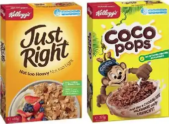 IGA Kellogg’s coco pops or just right original 375-460g offer