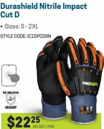 Blackwoods Durashield Nitrile Impact Cut D offer