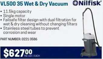 VL500 35 Wet & Dry Vacuum