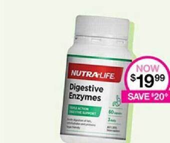 Priceline Nutra-life digestive enzymes offer