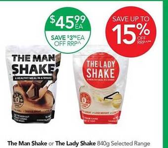 Terry White The man shake or the lady shake offer