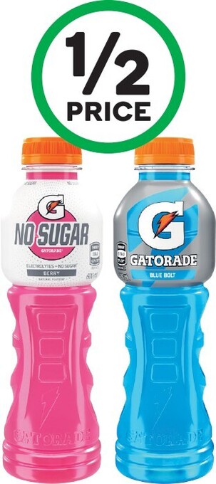 Woolworths Gatorade sports drink 600ml offer
