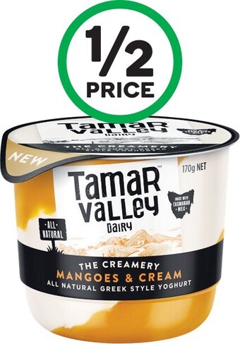 Woolworths Tamar valley creamery yoghurt pot 170g – from the fridge offer