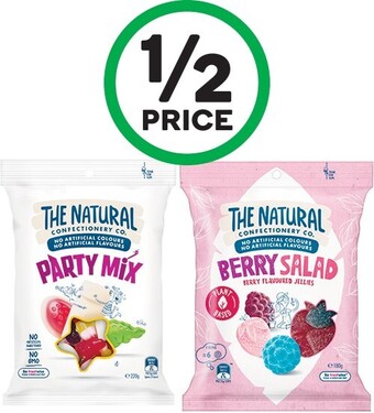 Woolworths The natural confectionery co. or sour patch medium bags 180-260g offer