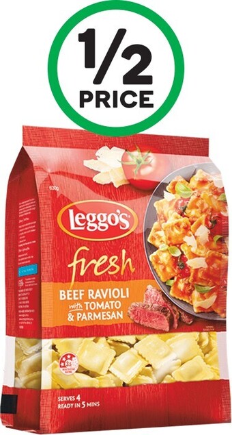 Woolworths Leggo’s fresh filled pasta varieties 630g – from the fridge offer