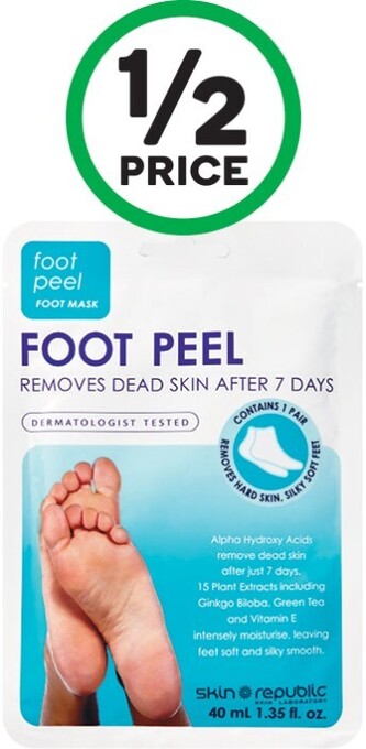 Woolworths Skin republic foot peel pk 1 offer