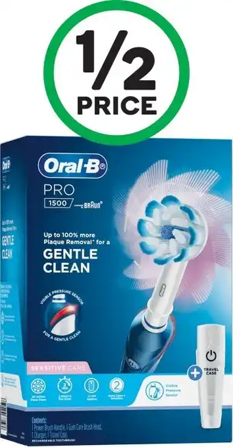 Woolworths Oral-b smart 1 cross action electric toothbrush offer