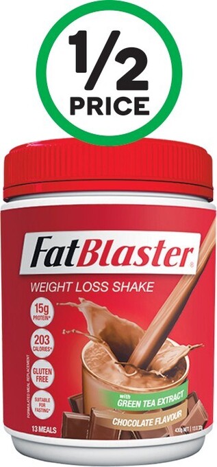 Woolworths Naturopathica fat blaster chocolate shake 430g# offer