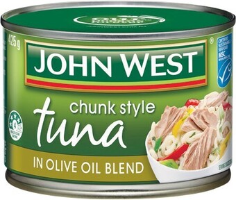 Woolworths John west tuna in olive oil 425g offer