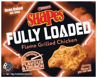 Woolworths Arnott’s shapes fully loaded 130g offer