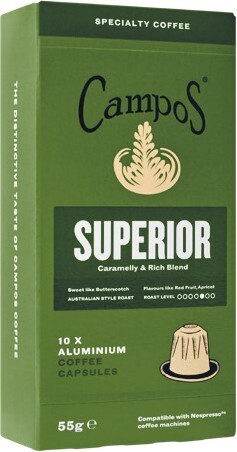Woolworths Campos coffee capsules pk 10 offer