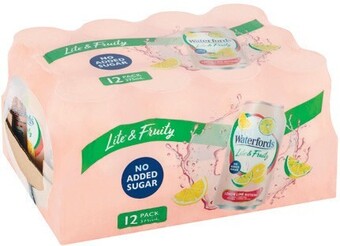 Waterfords lite & fruity 12 x 375ml