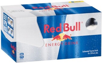 Woolworths Red bull energy drink 8 x 250ml offer