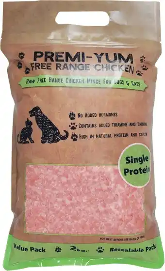 Woolworths Premi-yum pet mince 2 kg offer