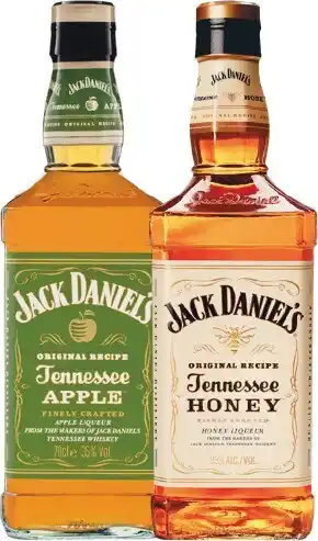 Woolworths Jack daniel’s tennessee apple or honey 700ml offer