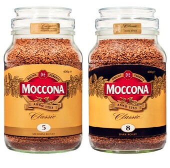 Coles Moccona freeze dried instant coffee 400g offer