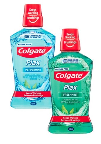 Coles Colgate plax mouthwash 500ml offer