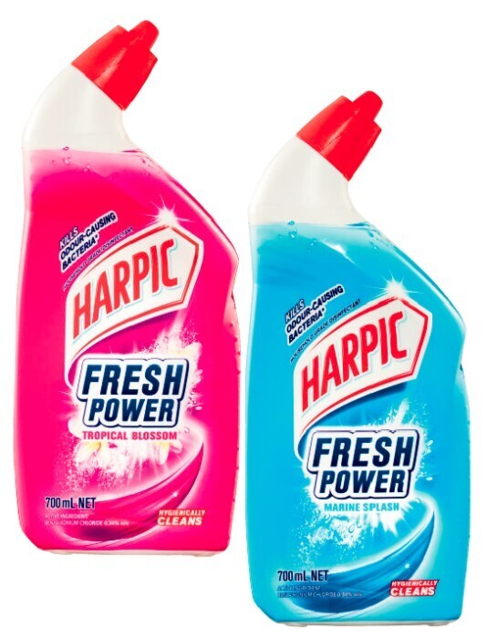 Harpic toilet cleaning liquid 700ml offer at Coles