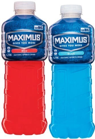 Coles Maximus sports drink 1 litre offer