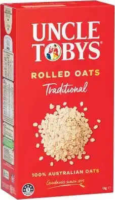 Coles Uncle toby oats 1kg offer