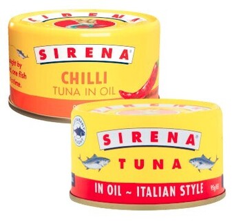Coles Sirena tuna 95g offer