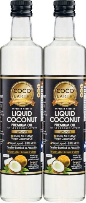 Coles Cocoearth premium liquid coconut oil 500ml offer
