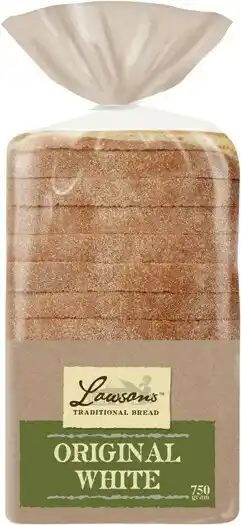 IGA Lawsonu2019s Traditional Bread 750g Selected Varieties offer