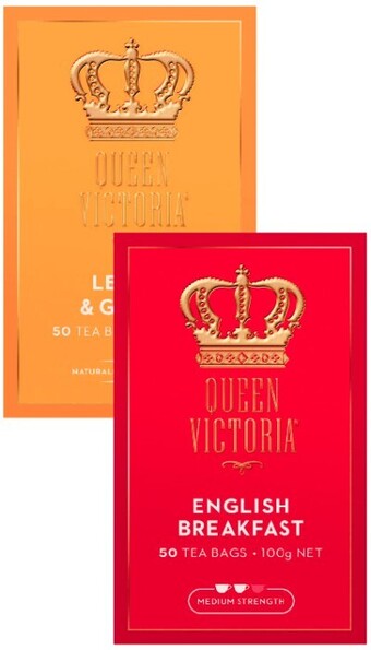 Coles Queen victoria tea 50 pack offer