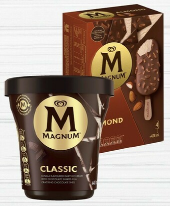 IGA Streets Magnum Ice Cream 440mL or 4-6 Pack Selected Varieties offer