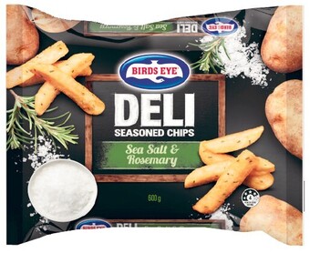 Coles Birds eye deli sea salt & rosemary chips 600g offer